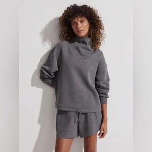 Varley Betsy Sweatshirt in Charcoal Marl